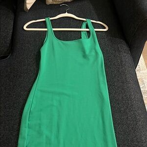 Zara Vibrant Green Midi Dress